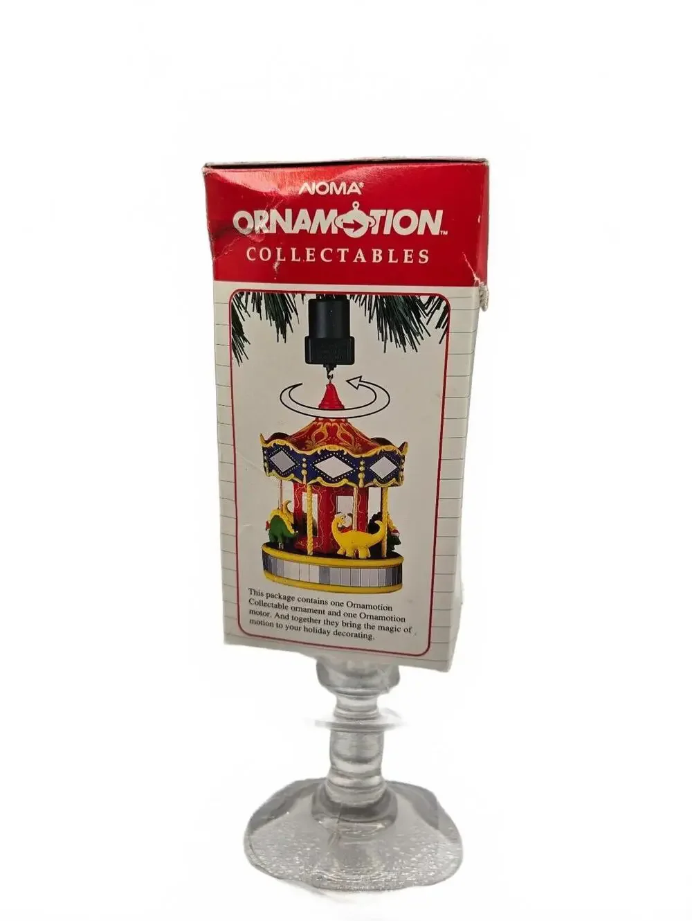 Birdcage NOMA Ornamotion Collectables Motor Turns Ornament Christmas
